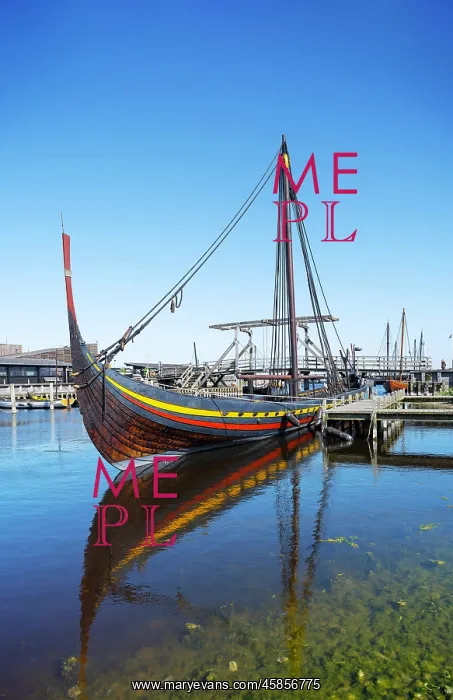 : Viking ship reconstruction, Viking Ship Museum, Roskilde : Viking ship reconstruction, Viking Ship Museum, Roskilde