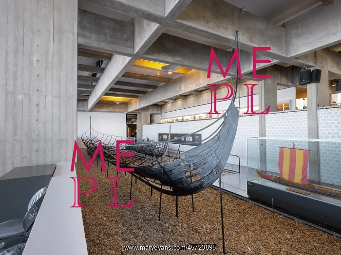 : Viking ship, Viking Ship Museum, Roskilde, Denmark : Viking ship, Viking Ship Museum, Roskilde, Denmark