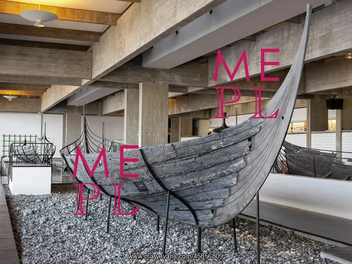 : Viking ship, Viking Ship Museum, Roskilde, Denmark : Viking ship, Viking Ship Museum, Roskilde, Denmark