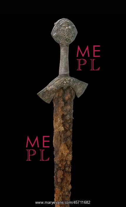 : Viking sword, Museum of Cultural History, Oslo, Norway : Viking sword, Museum of Cultural History, Oslo, Norway