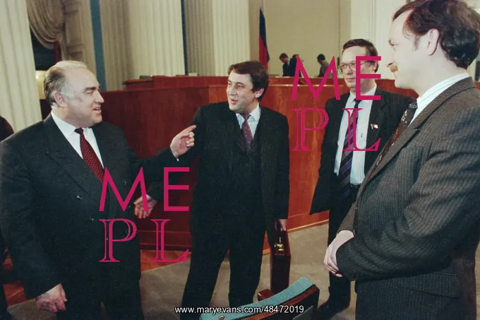 : Viktor Chernomyrdin and Andrei Nechayev : Viktor Chernomyrdin and Andrei Nechayev