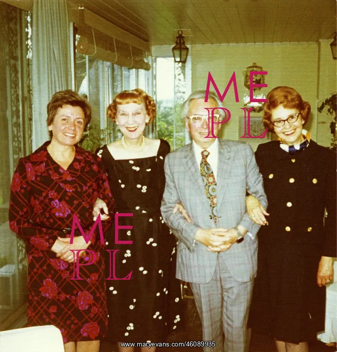 : Viktor and Eleonore Frankl visiting Mamie Eisenhower; : Viktor and Eleonore Frankl visiting Mamie Eisenhower;