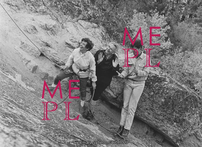 : Viktor Frankl and his wife Eleonore climbing : Viktor Frankl and his wife Eleonore climbing