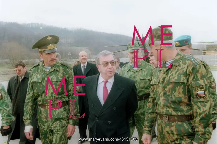 : Viktor Kazantsev, Yevgeny Primakov and Alexander : Viktor Kazantsev, Yevgeny Primakov and Alexander