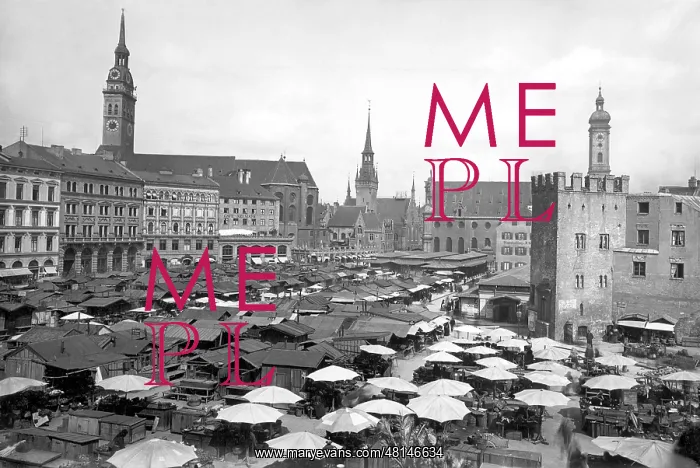 : Viktualienmarkt 1910 : Viktualienmarkt 1910