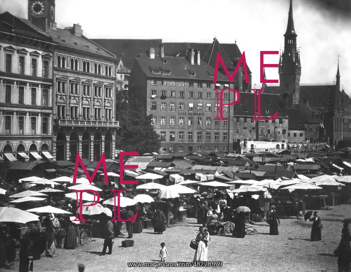 : Viktualienmarkt in Manchen : Viktualienmarkt in Manchen