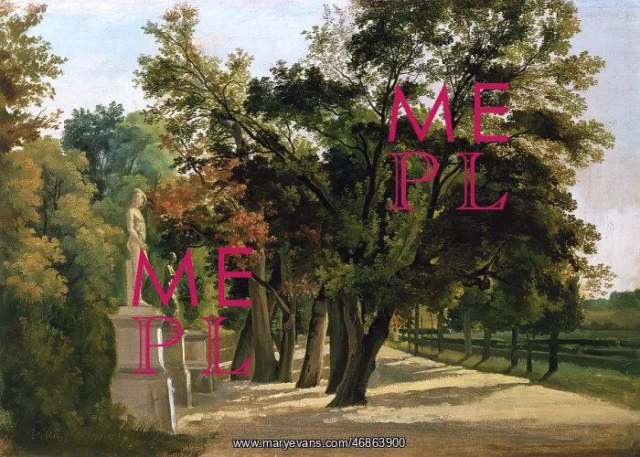 : Villa Borghese, by Gustaf-Wilhelm Palm : Villa Borghese, by Gustaf-Wilhelm Palm