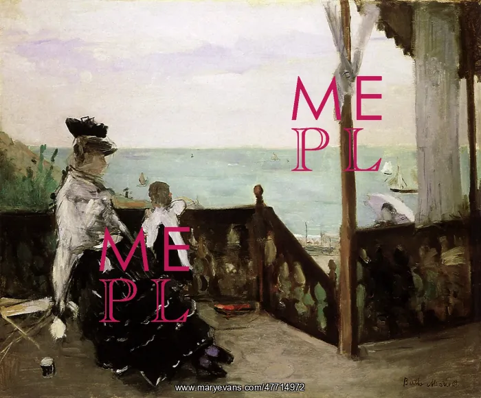  : In a Villa at the Seaside, by Berthe Morisot