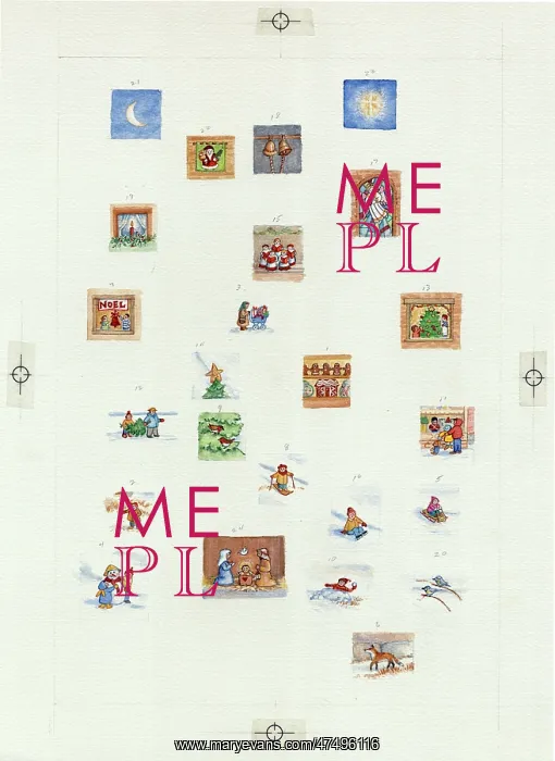: Village Advent Calendar : Village Advent Calendar