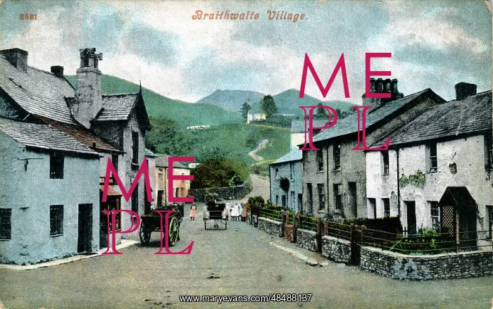: The Village, Braithwaite, Cumbria : The Village, Braithwaite, Cumbria