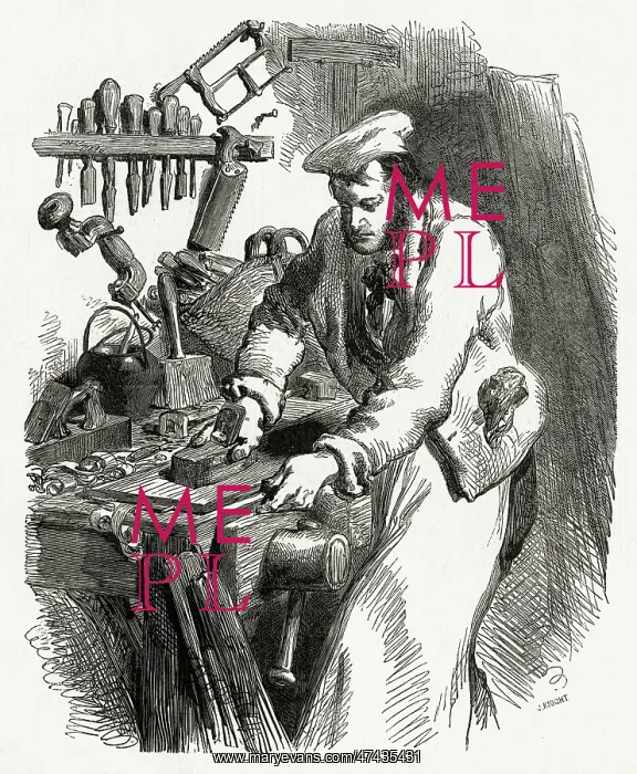 : Village carpenter 1855 : Village carpenter 1855