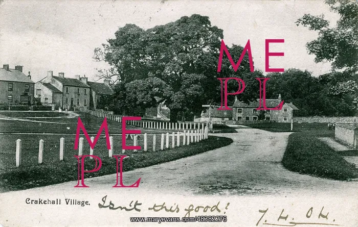 : The Village, Crakehall, Bedale, England : The Village, Crakehall, Bedale, England