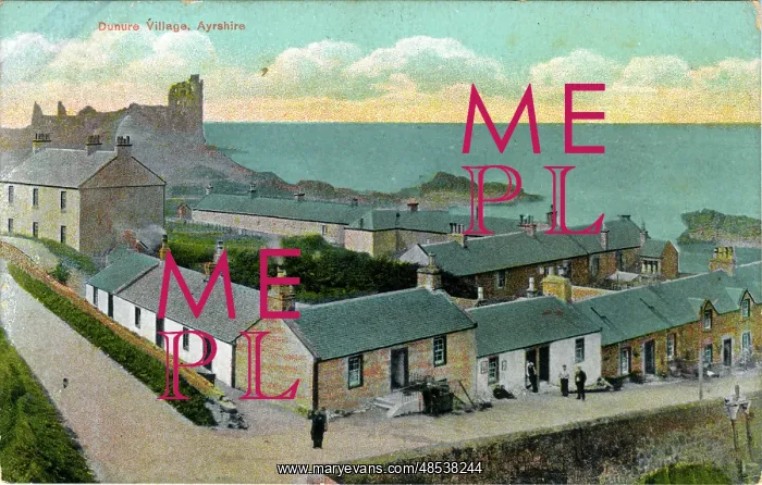 : The Village, Dunure, Ayrshire : The Village, Dunure, Ayrshire