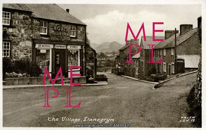 : The Village, Llanegryn, Merionethshire : The Village, Llanegryn, Merionethshire