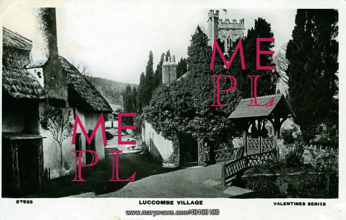 : The Village, Luccombe, Somerset : The Village, Luccombe, Somerset