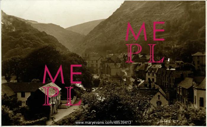 : The Village, Lynmouth, Devon : The Village, Lynmouth, Devon