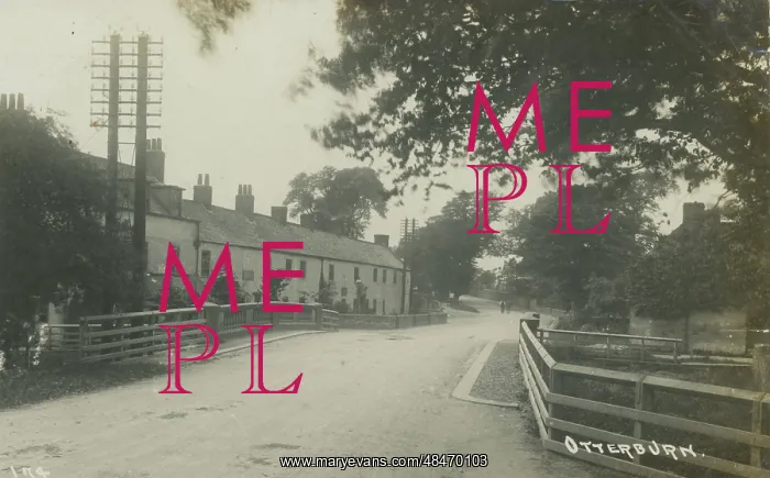 : The Village, Otterburn, 1913 : The Village, Otterburn, 1913