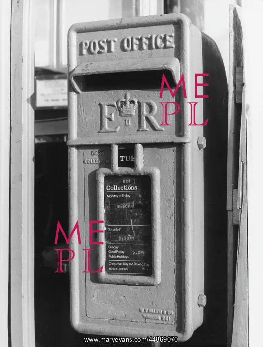 : VILLAGE POST BOX 1960S : VILLAGE POST BOX 1960S