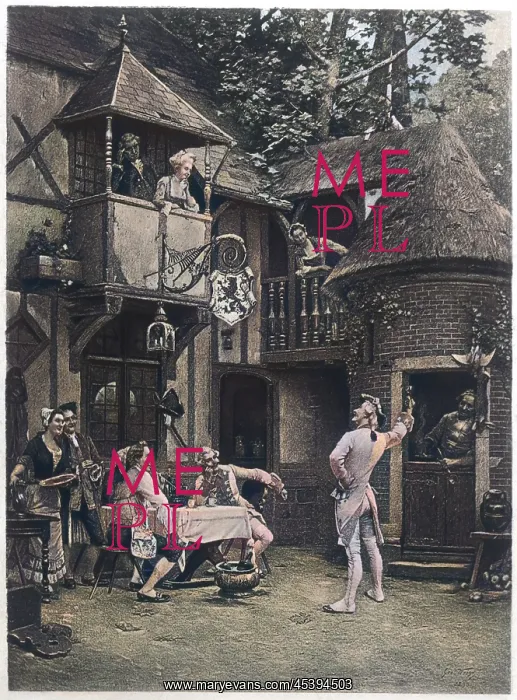 : Village pub toast c. 1750 : Village pub toast c. 1750