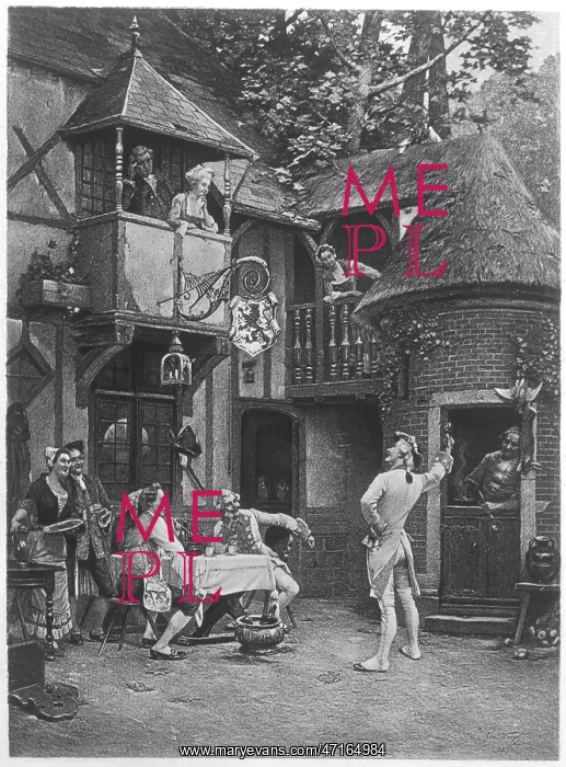 : Village pub toast c. 1750 : Village pub toast c. 1750