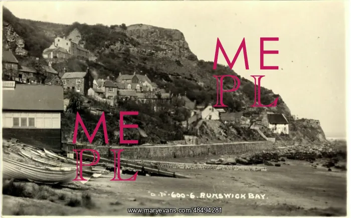 : The Village, Runswick Bay, Yorkshire : The Village, Runswick Bay, Yorkshire