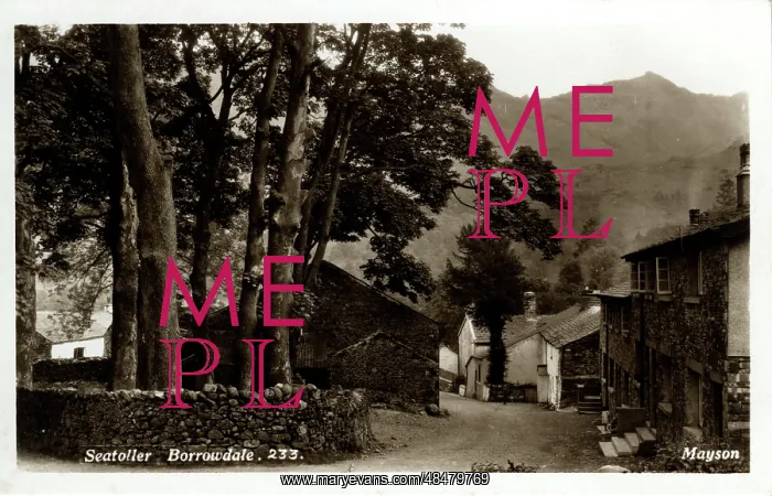 : The Village, Seatoller, Cumbria : The Village, Seatoller, Cumbria