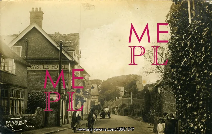 : The Village (Showing the Castle Hotel) : The Village (Showing the Castle Hotel)