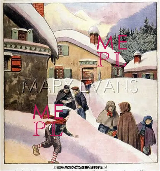 : VILLAGE UNDER SNOW : VILLAGE UNDER SNOW