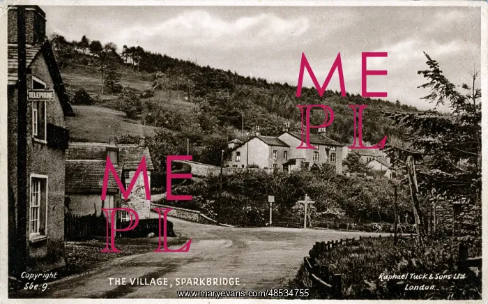 : The Village, Spark Bridge, Cumbria : The Village, Spark Bridge, Cumbria