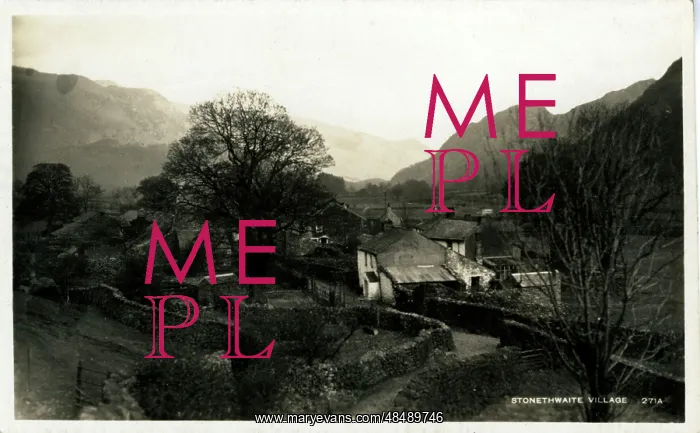 : The Village, Stonethwaite, Cumbria : The Village, Stonethwaite, Cumbria