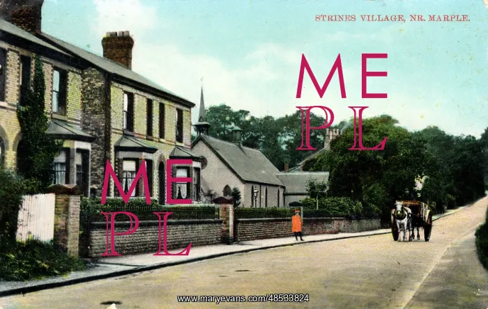 : The Village, Strines, Lancashire : The Village, Strines, Lancashire