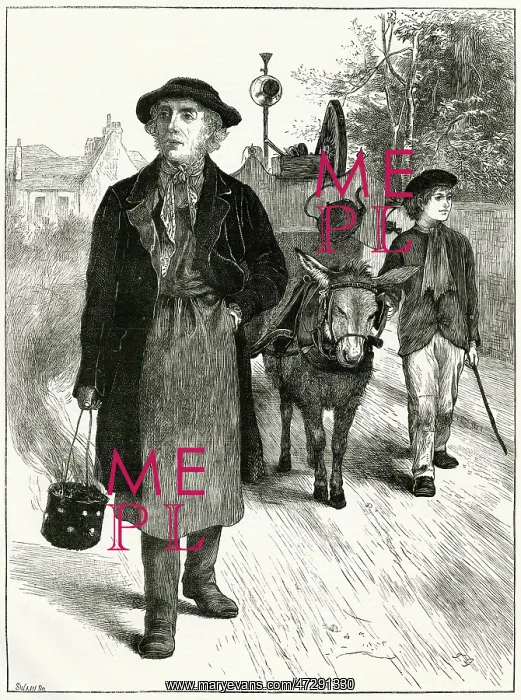 : THE VILLAGE TINKER 1870 : THE VILLAGE TINKER 1870