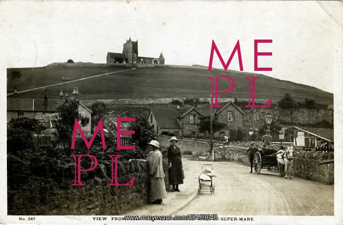 : The Village, Uphill, Somerset : The Village, Uphill, Somerset
