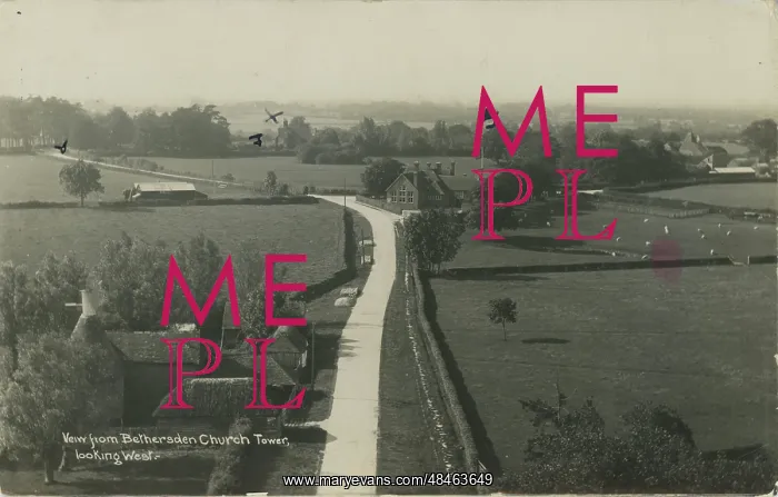 : The Village (View of school from church tower) : The Village (View of school from church tower)