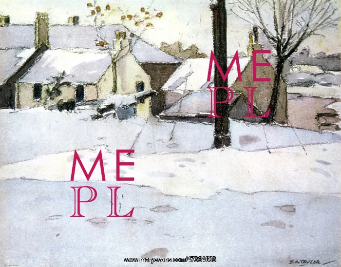  : VILLAGE IN WINTER