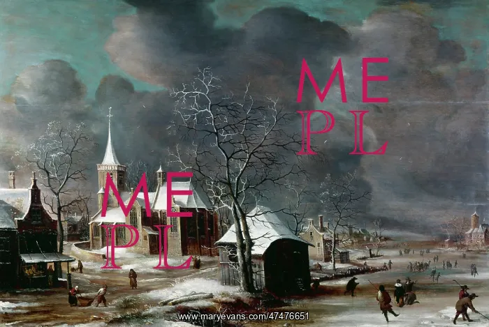 : A Village in Winter : A Village in Winter
