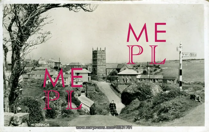 : The Village, Zennor, Cornwall : The Village, Zennor, Cornwall