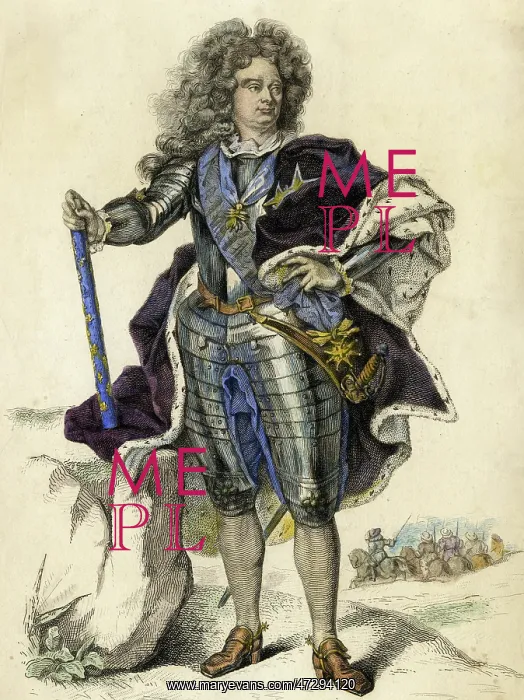  : Villars. Claude-Luis-Hector de Villars (1653 - 1734), French military commander