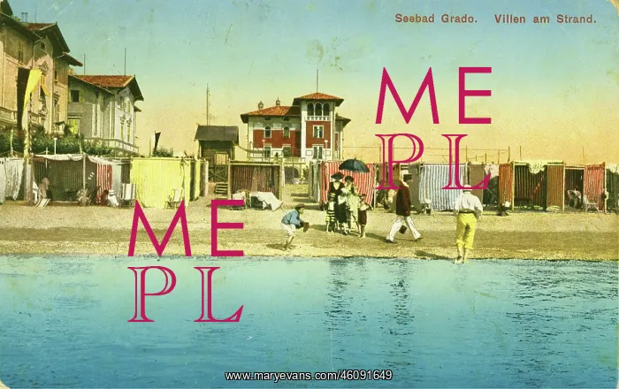 : Grado. Villas at the booth of Grado. Circa 1915. Postcard : Grado. Villas at the booth of Grado. Circa 1915. Postcard