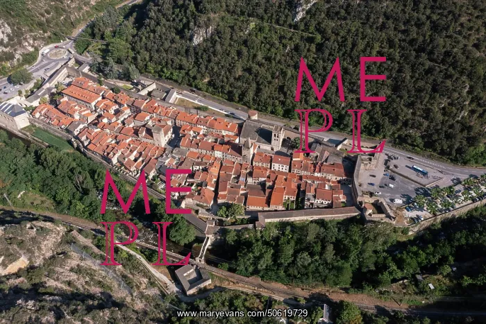 : Villefranche-de-Conflent, Pyrenees-Orientales, France : Villefranche-de-Conflent, Pyrenees-Orientales, France
