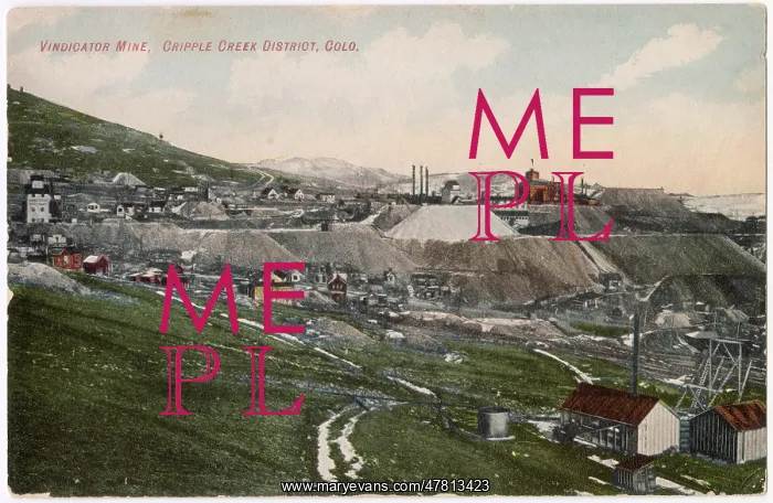 : Vindicator Mine, Cripple Creek district, Colorado, USA : Vindicator Mine, Cripple Creek district, Colorado, USA