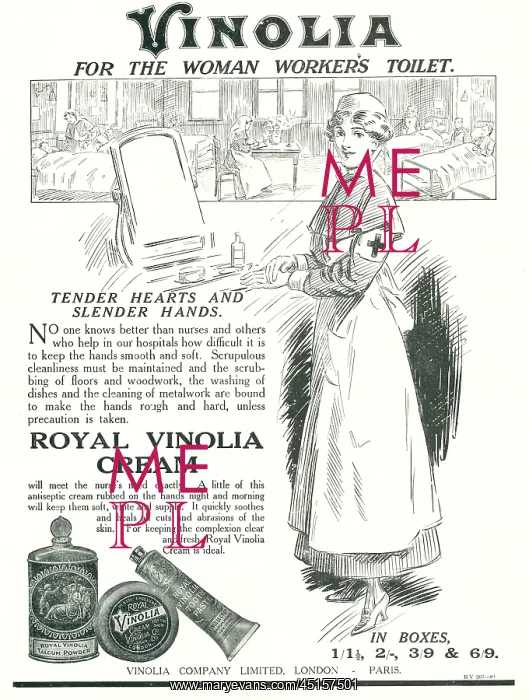 : Vinolia Company Advertisement : Vinolia Company Advertisement