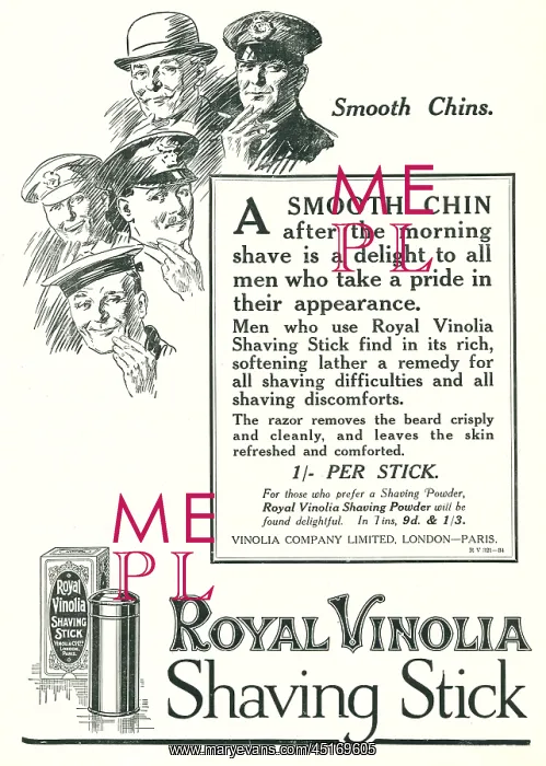 : Vinolia Company Advertisement : Vinolia Company Advertisement