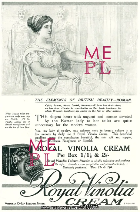 : Vinolia Company Advertisement : Vinolia Company Advertisement