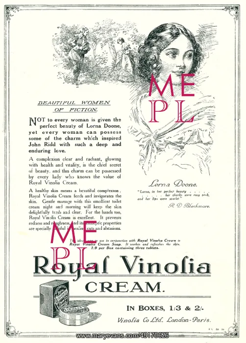 : Vinolia Company Advertisement : Vinolia Company Advertisement