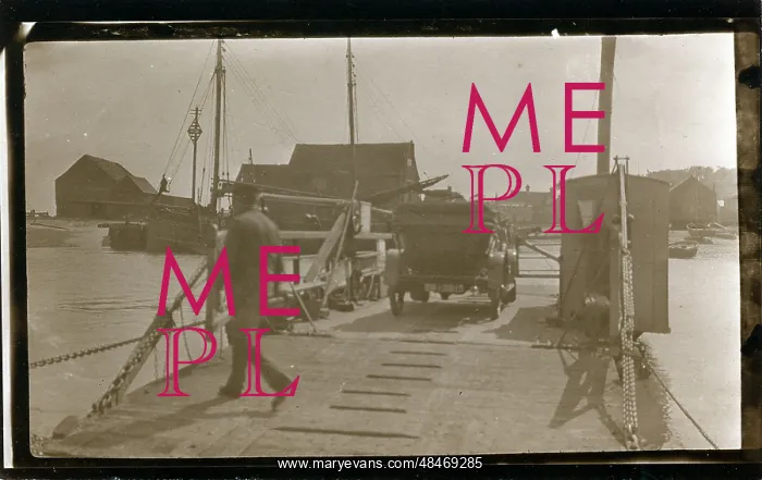  : Vintage Car on a Ferry