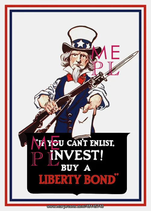 : Vintage poster of Uncle Sam holding a rifle : Vintage poster of Uncle Sam holding a rifle