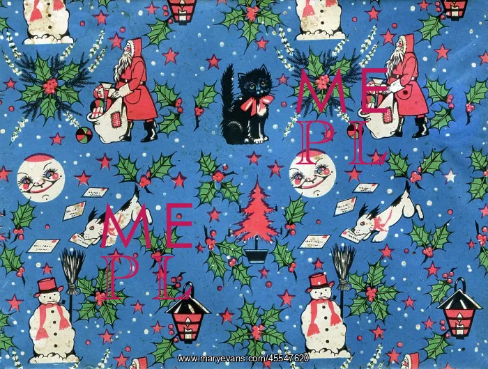 : Vintage Retro Christmas Wrapping paper : Vintage Retro Christmas Wrapping paper