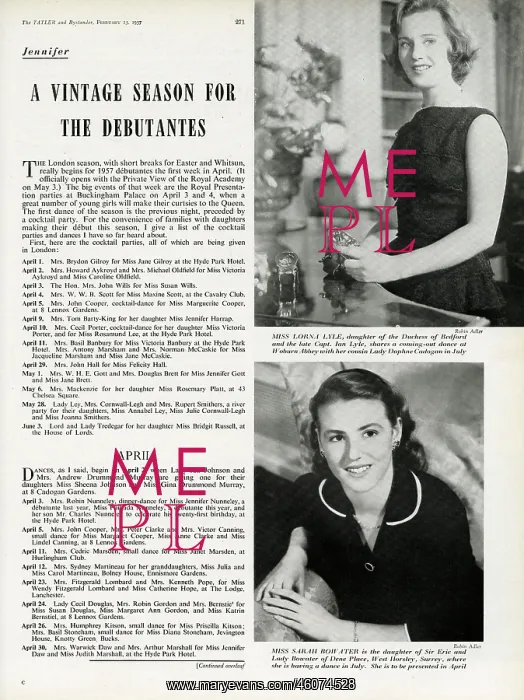 : A Vintage Season for Debutantes : A Vintage Season for Debutantes