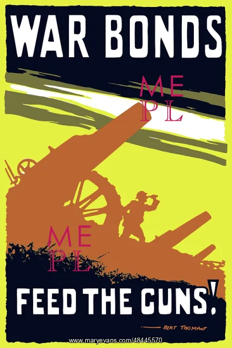 : Vintage World War I poster featuring soldiers : Vintage World War I poster featuring soldiers